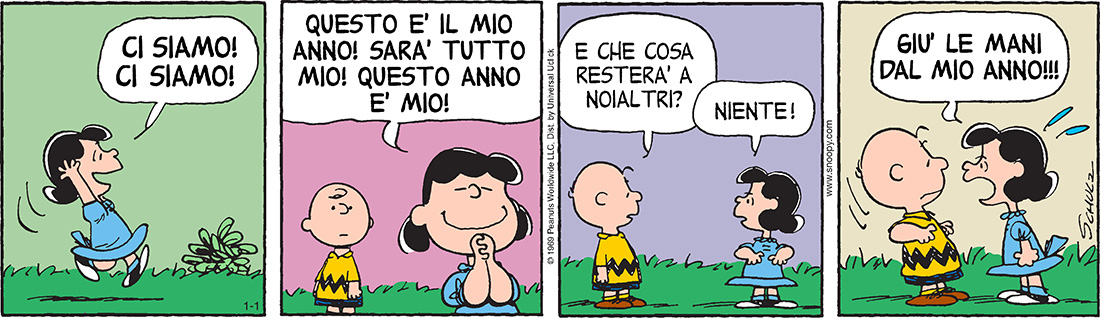 Peanuts 2016 gennaio 1