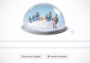 Il doodle di Google per il solstizio di inverno