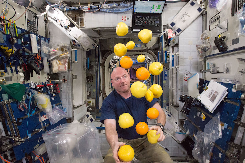 Scott Kelly sulla ISS
