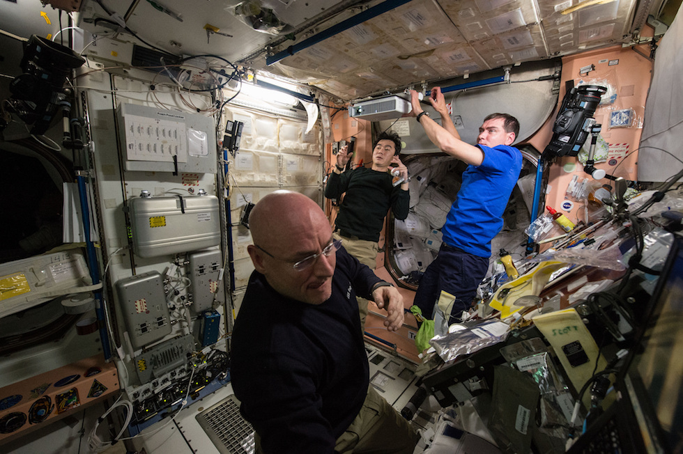 Scott Kelly nella ISS