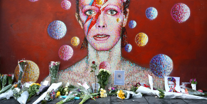 Un murales in ricordo di David Bowie a Londra. (Carl Court/Getty Images)