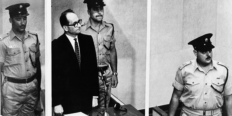 Il processo ad Adolf Eichmann, Gerusalemme 1961 (AP Photo,b/w file)