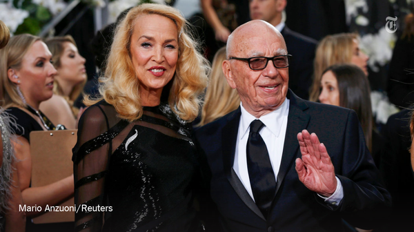 Rupert Murdoch e Jerry Hall si sposeranno