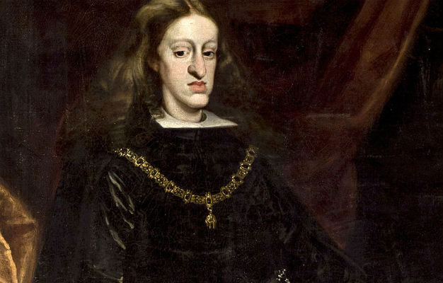 Carlo II, ultime re Asburgo di Spagna, dipinto da Juan Carreño de Miranda