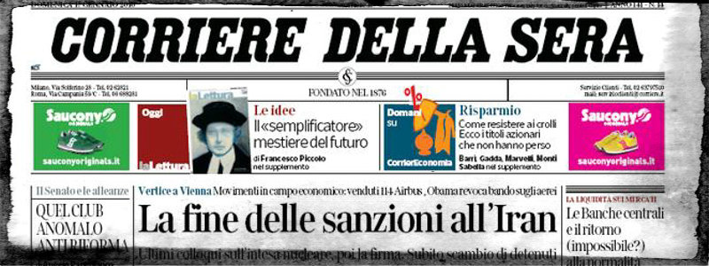 Il corriere della sera giornale