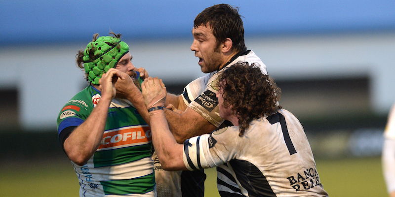 Dean Budd, Quintin Geldenhuys e Mauro Bergamasco (Photo by Dino Panato/Getty Images)