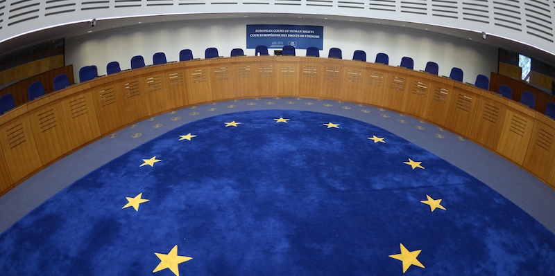 La sede della Corte di Strasburgo per i diritti dell'uomo che il 14 gennaio ha deliberato contro l'Italia.
(PATRICK HERTZOG/AFP/Getty Images)
