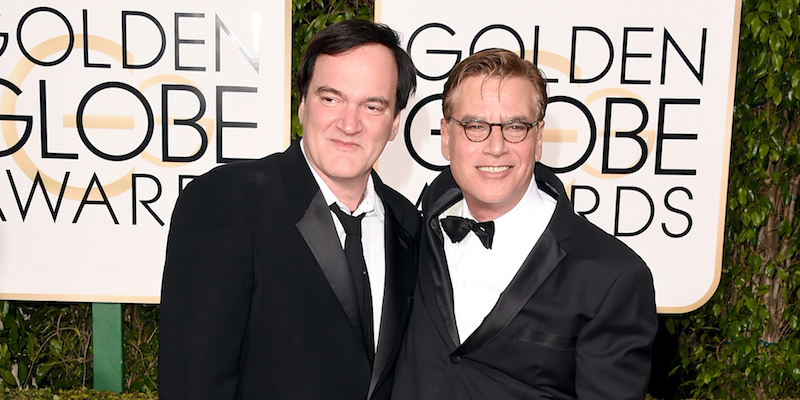 Quentin Tarantino e Aaron Sorkin (Jason Merritt/Getty Images)