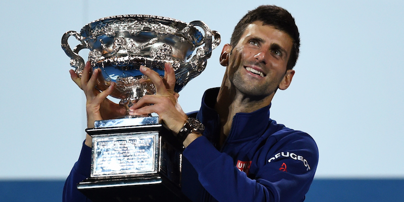 Novak Djokovic (GREG WOOD/AFP/Getty Images)