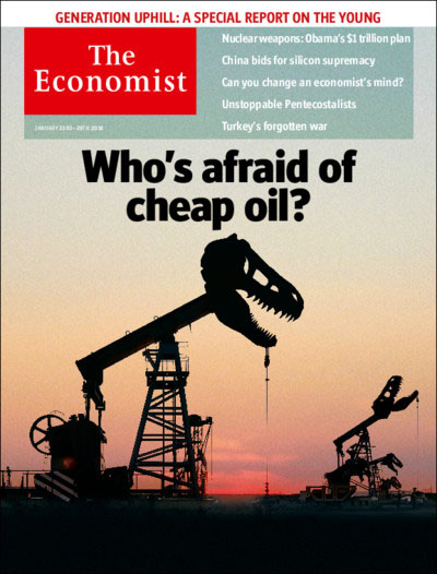 La copertina del nuovo Economist sul petrolio