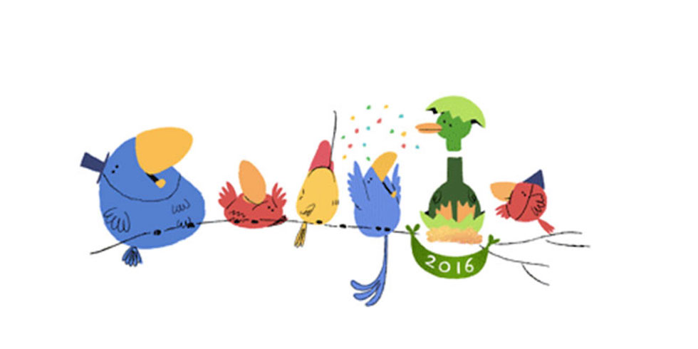 "Felice anno nuovo!" da Google