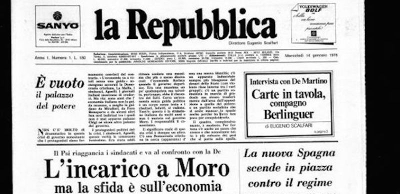 Il giornale la repubblica di che partito è