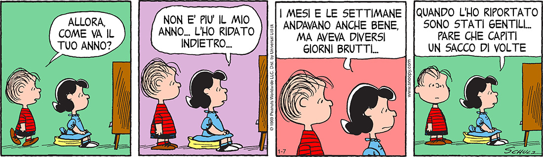 Peanuts 2016 gennaio 7