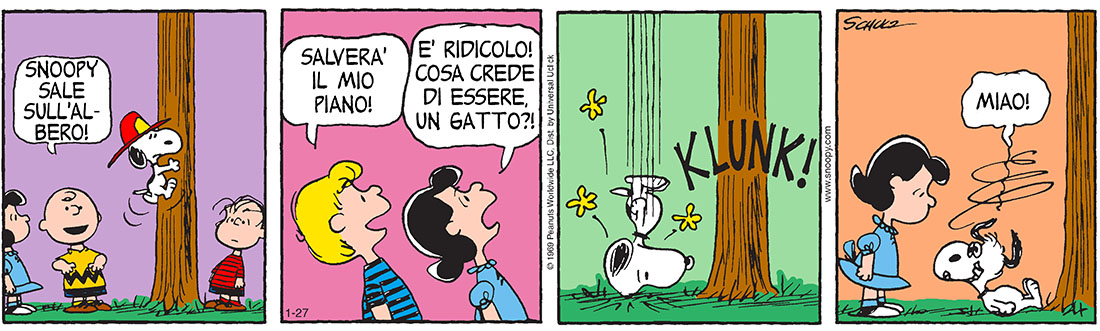 Peanuts 2016 gennaio 27