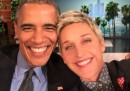 Il selfie di Ellen DeGeneres con Barack Obama
