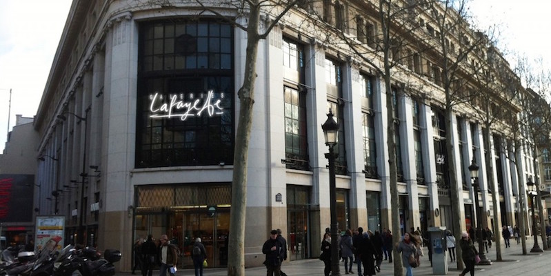 Il futuro grande magazzino di Galeries Lafayette al 52 dell'Avenue des Champs-Élysées (Galeries Lafayette)