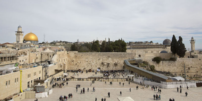 Il Muro del pianto, a Gerusalemme (AP Photo/Sebastian Scheiner)