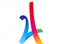 Il logo per la candidatura di Parigi a ospitare le Olimpiadi del 2024