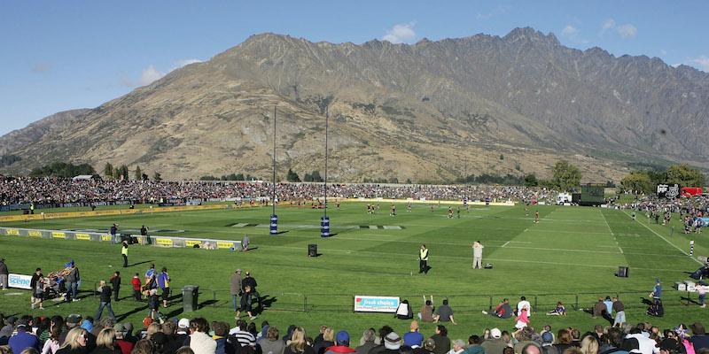 Lo stadio degli Highlanders, squadra di rugby neozelandese (Sandra Mu/Getty Images)