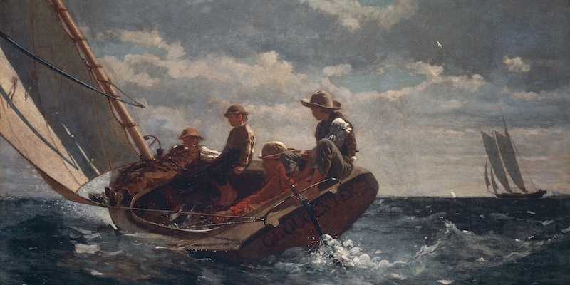 Breezing Up (A Fair Wind),1873-1876, di Winslow Homer
(Washington, National Gallery Of Art)