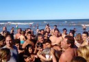 Il delfino ucciso dai bagnanti su una spiaggia in Argentina