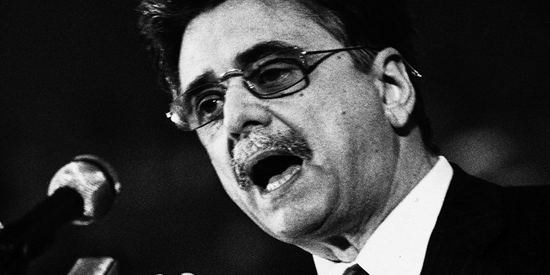 Achille Occhetto
durante il XVIII Congresso del PCI, marzo 1989 (©lapresse)