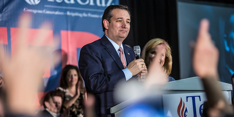 Ted Cruz. (Brendan Hoffman/Getty Images)