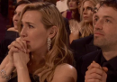 Come Kate Winslet ha reagito all’Oscar di Leonardo DiCaprio