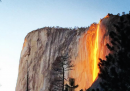 Le foto delle "cascate di fuoco" al parco Yosemite