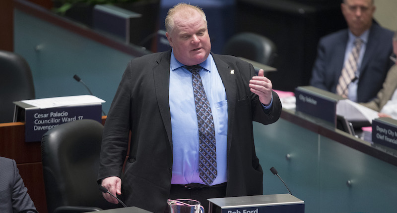 Rob Ford (GEOFF ROBINS/AFP/Getty Images)