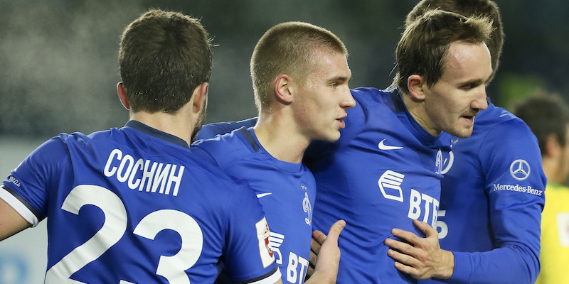 I giocatori della Dinamo Mosca (Epsilon/Getty Images)