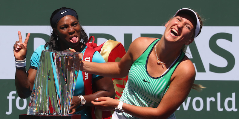 Victoria Azarenka e Serena Williams (Julian Finney/Getty Images)