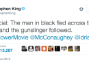Idris Elba e Matthew McConaughey saranno i protagonisti del film tratto dalla serie "La torre nera" di Stephen King