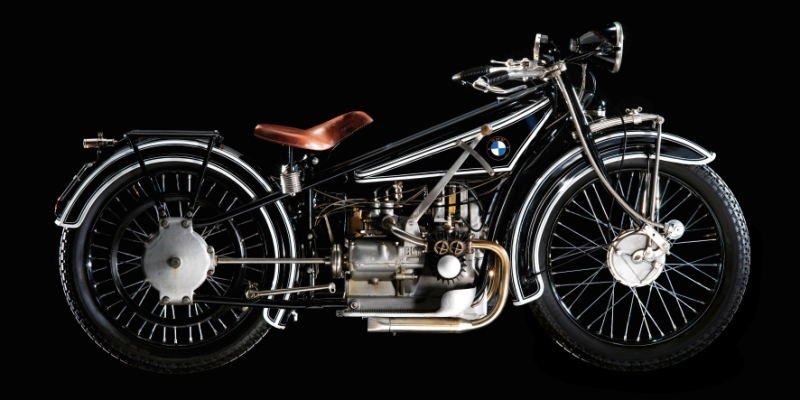 Una BMW R 32 del 1923, il primo modello di motocicletta prodotto da BMW.