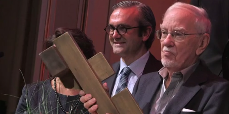 Gillis Lundgren, designer di Ikea e inventore della libreria Billy, alla cerimonia di assegnazione del premio Tenzing nel 2012 (Tenzingpriset)