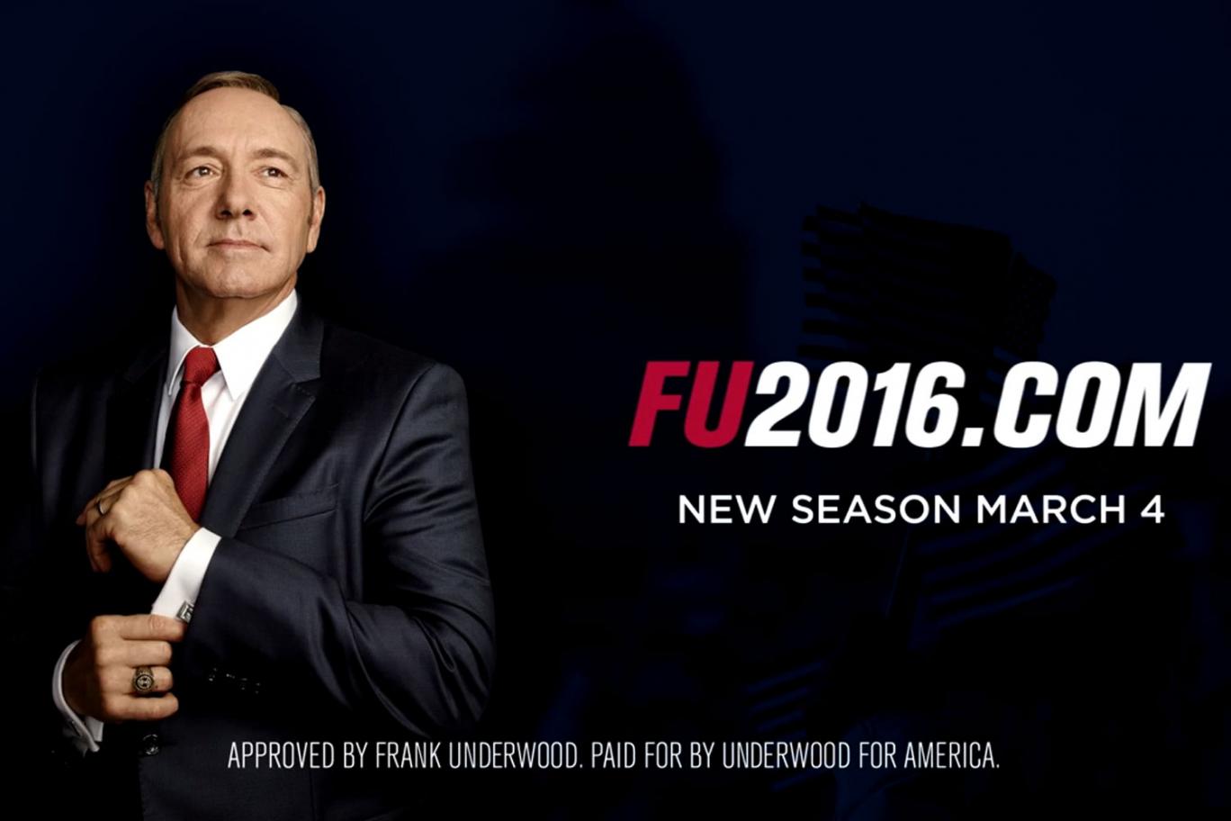 È uscita la quarta stagione di House of Cards