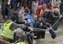 Alcuni migranti sono riusciti a entrare in Macedonia