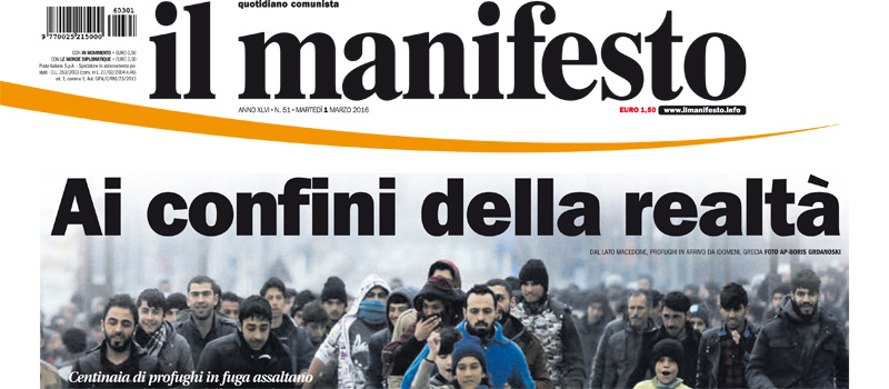 Le prime pagine di martedì 1 marzo 2016