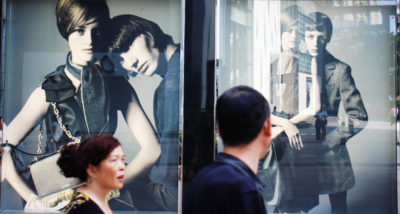 L'esterno della boutique di Prada a Chongqing, in Cina, il 12 luglio 2015 (	He lili/Imaginechina/Ap Images)