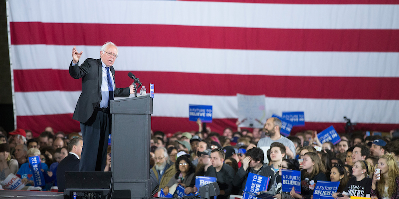 Bernie Sanders a Madison, Wisconsin (Scott Olson/Getty Images)