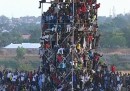 C'era poca gente a guardare Nigeria-Egitto di calcio