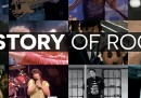 La storia del rock su una timeline di Facebook