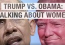 Le differenze tra Trump e Obama quando parlano delle donne