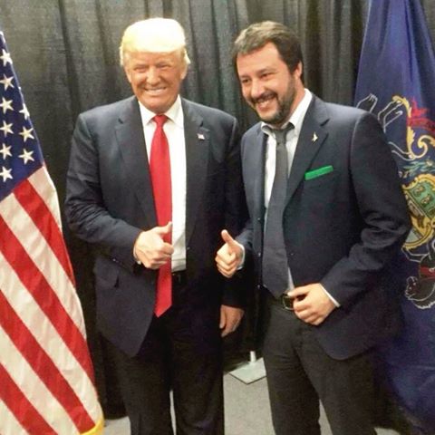 Matteo Salvini ha incontrato Donald Trump