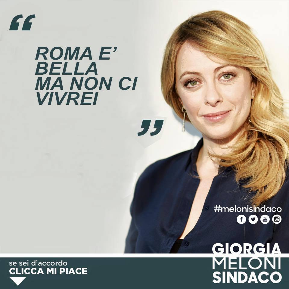 Manifesti possibili di Giorgia Meloni