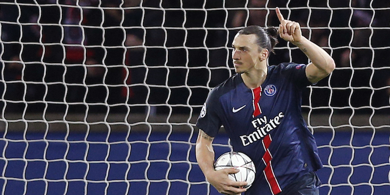 Il furbo gol di Ibrahimovic contro il Manchester City