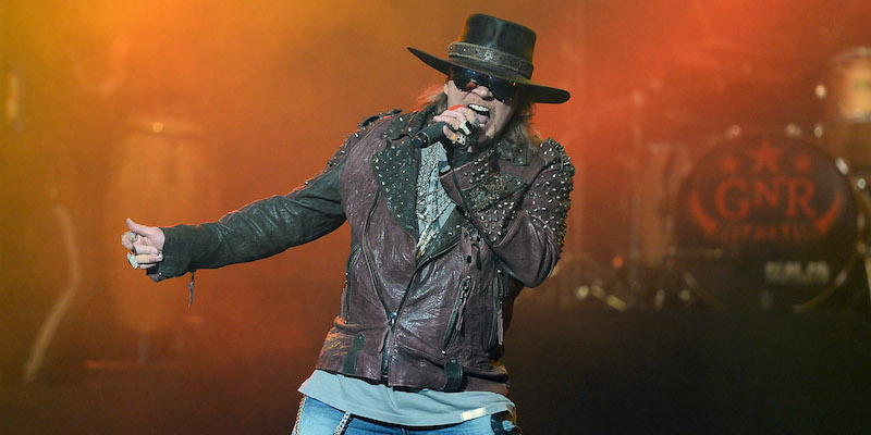 Axl Roseof durante un concerto all'Hard Rock Hotel di Las Vegas (Ethan Miller/Getty Images)