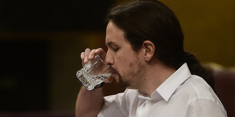 Pablo Iglesias a Madrid, marzo 2016 (PIERRE-PHILIPPE MARCOU/AFP/Getty Images)