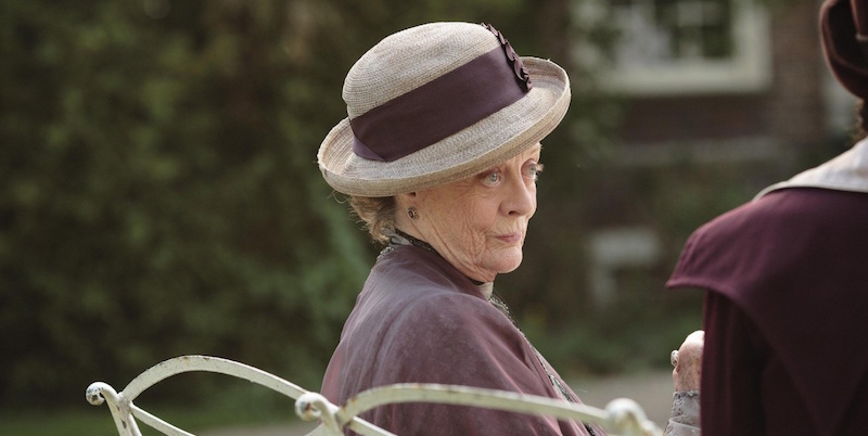 Una scena della serie tv Downton Abbey