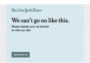 Il sito del New York Times sta cominciando a bloccare gli utenti che usano adblock